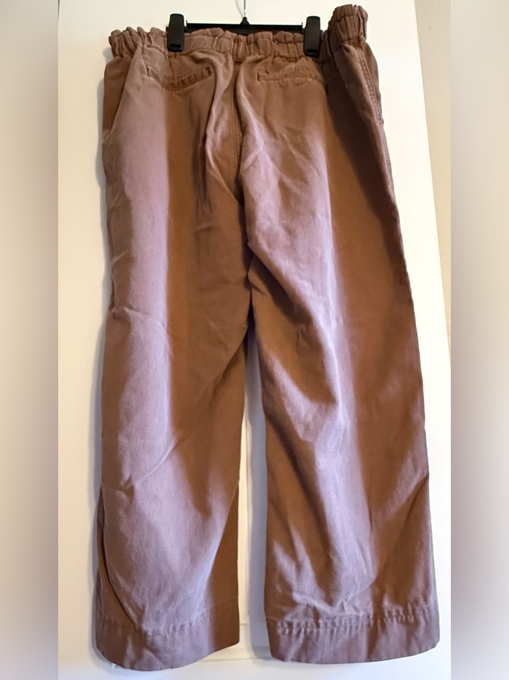 GAP Women’s Chino Jogger Pants Wide Leg Brown Size XL - Picture 2 of 10